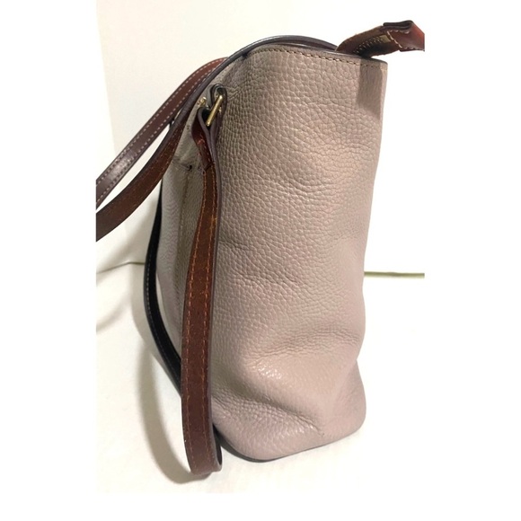 Dooney & Bourke Tan Leather Tote Bag - Picture 3 of 12